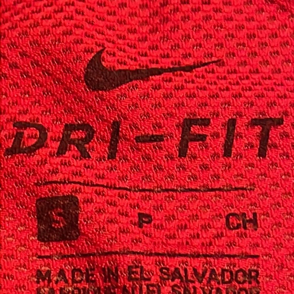 NWOT S/P Nike Pro Dri Fit red sleeveless graphic pullover athletic shirt top - Picture 13 of 15